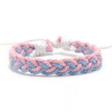 Ethnic Thread Bracelet Retro Handmade Boho Multicolor Braided
