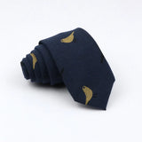 Mens Ties 6cm Classic Cotton Handmade Skinny Neck