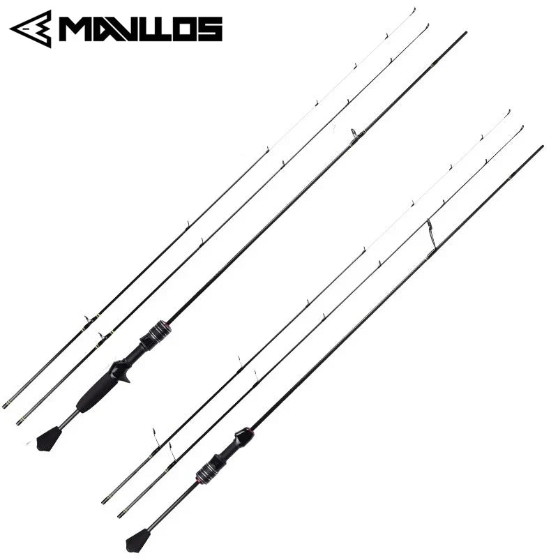 Mavllos Delicacy Solid Tip Bass Spinning Rod, Carbon