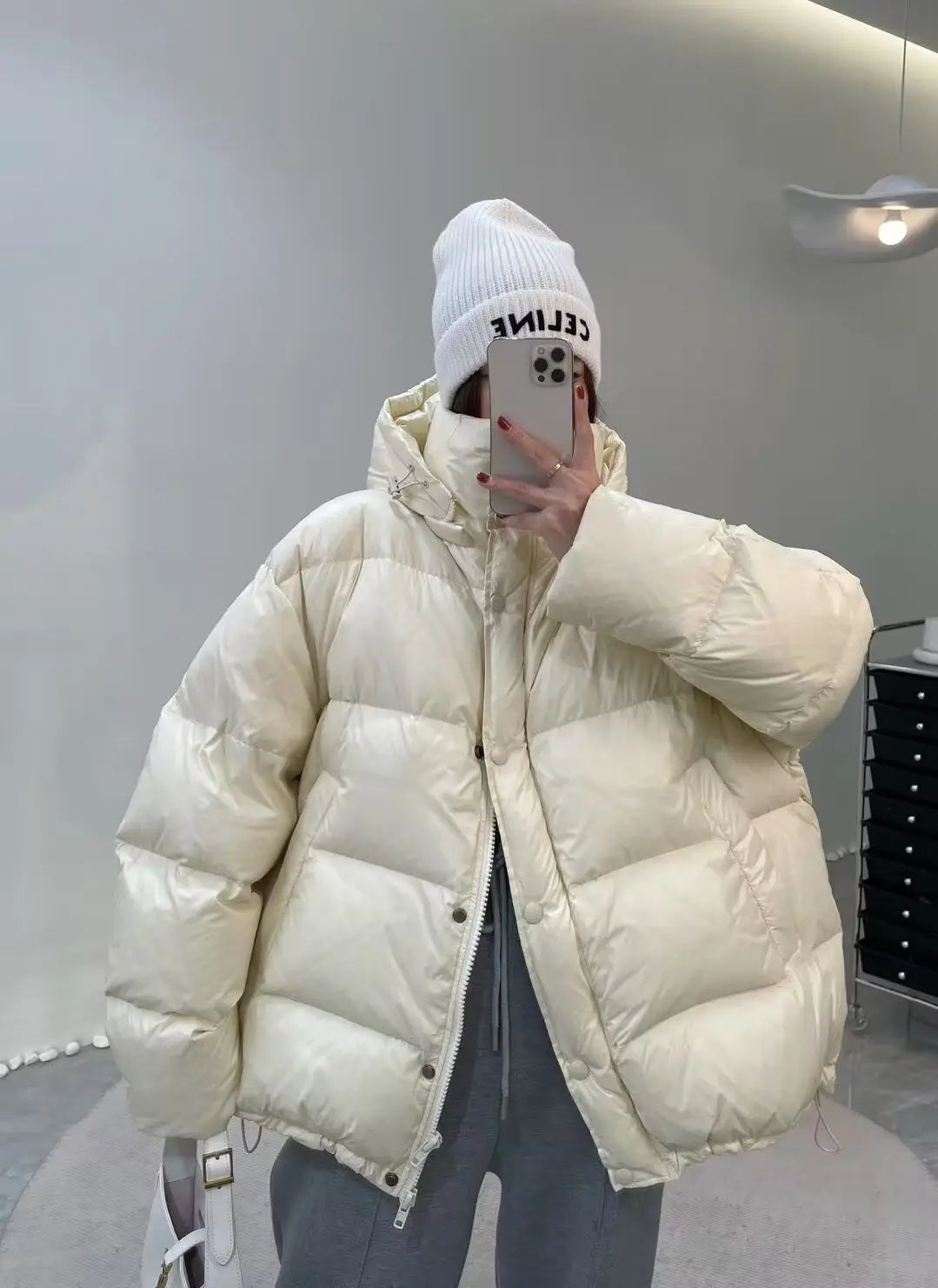 Duck Down Jacket Women Fall Winter 2023