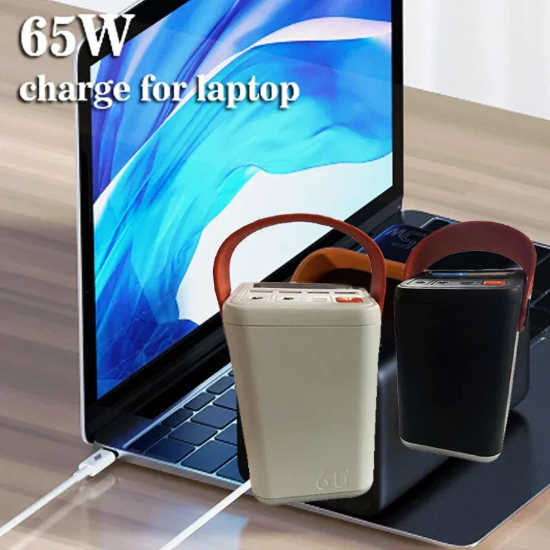 60000mAh Outdoor Power Bank Portable PowerBank External Battery