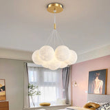 Modern 3D Moon Bubble Chandeliers Children's Room Decor