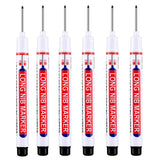 6Pcs/Set 20mm Deep Hole Long Nib Head Markers