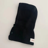 Baby Knitted One-piece Cap Scarf Solid Color Warm