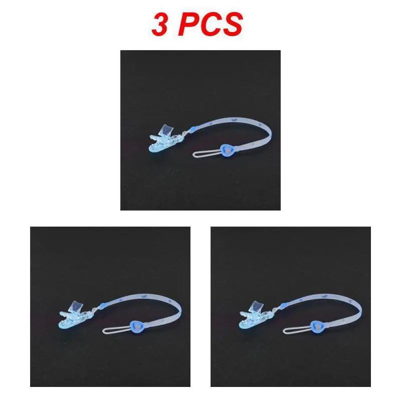 1~10PCS Nipple Anti-falling Chain Elastic Pacifier Clip Baby