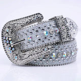 Women's Jeans Rhinestone Large Size Belt Men's Belt