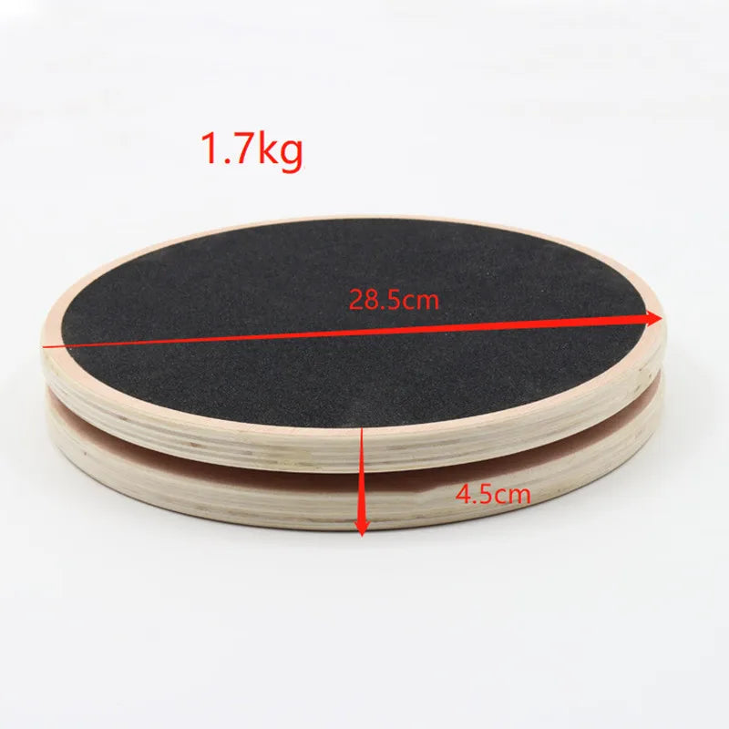 Solid Wood Waist Twisting Disc Fitness Balance Board