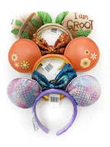 Disney Mickey Mouse Ear Headband Green Mermaid Hair