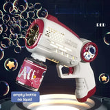 Astronaut Electric Automatic Light Bubble Machine Bubbles Gun