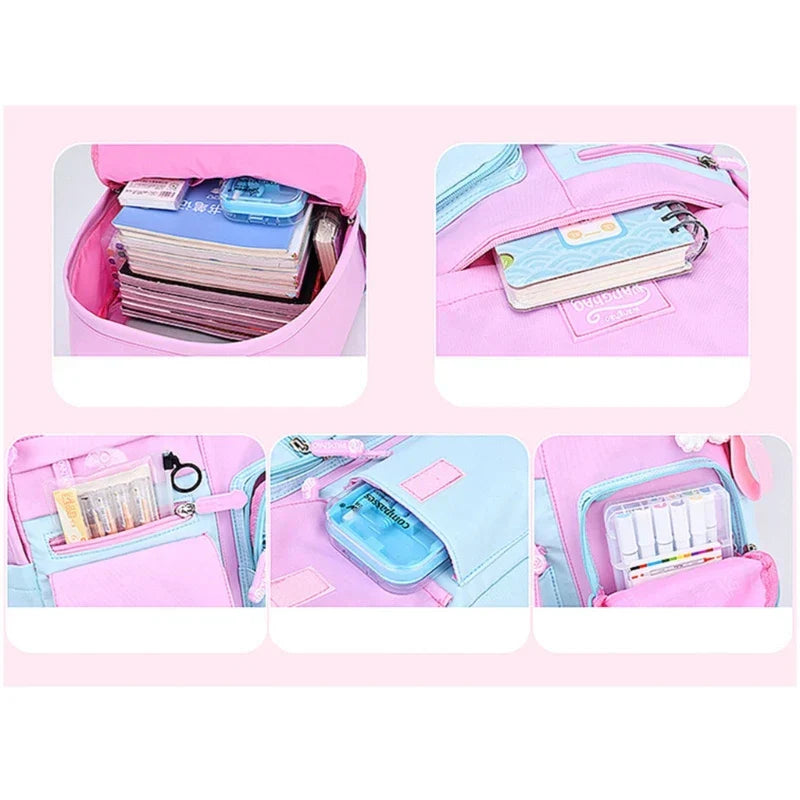 Student School Backpack for Preschool Girl Kids Cartoon