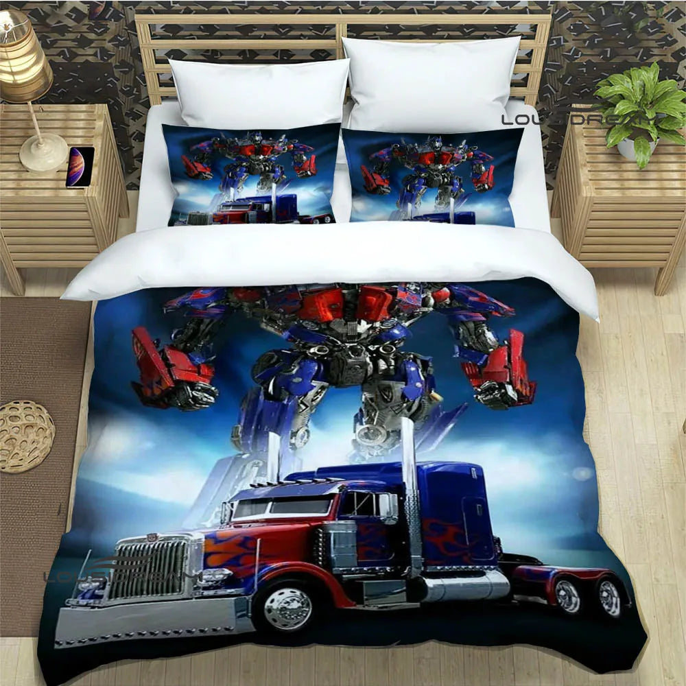 T-Transformers Cartoon Bedding Sets exquisite bed supplies set