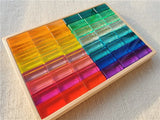 New Design Montessori Toys See Through Rainbow Lucite