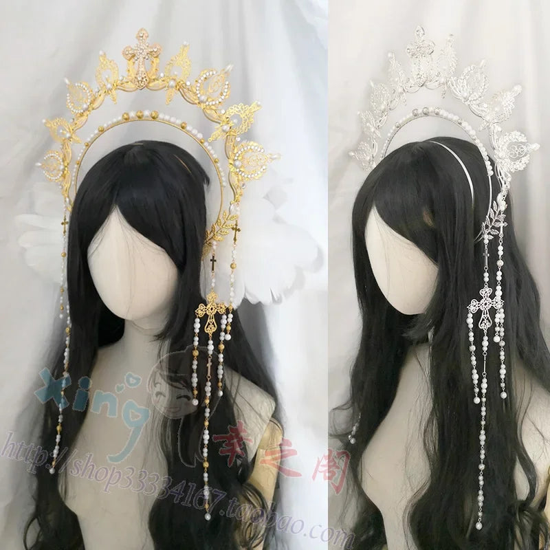 Diy Lolita Virgin Hair Hoop Sun Goddess Headdress