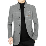New Men Casual Woolen Blazers Jackets Business Suits