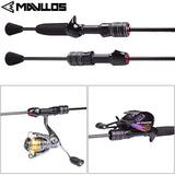 Mavllos Delicacy Solid Tip Bass Spinning Rod, Carbon