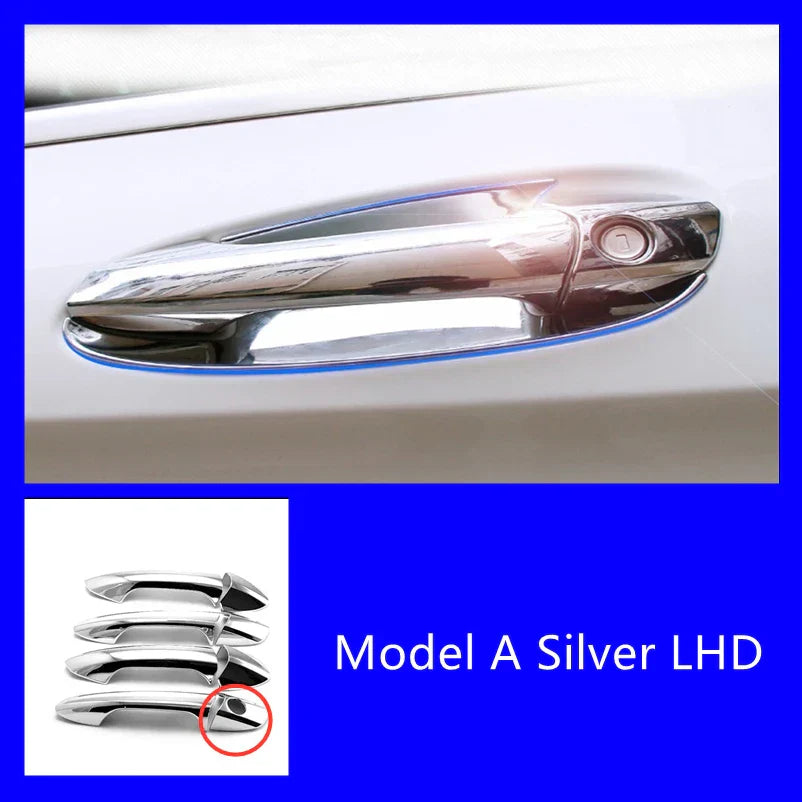 Car Styling Door Handle Frame Decoration Stickers Trim