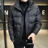 Men Short Lightweight Down Jacket Winter Warm Down