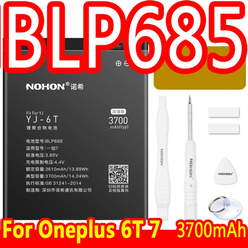 NOHON Battery For Oneplus 7 Pro 8 6