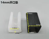 8pcs Plastic Office chair leg pads Cover 25mm