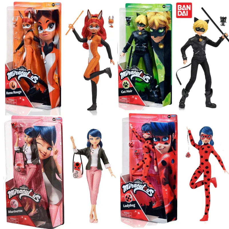 Miraculous 28cm Anime Figure Ladybug Marinette Rena Rouge