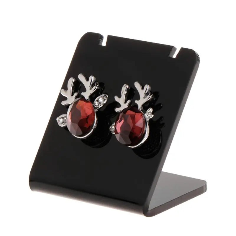 10Pcs Earrings Shelf Display Stand Holder L Shape