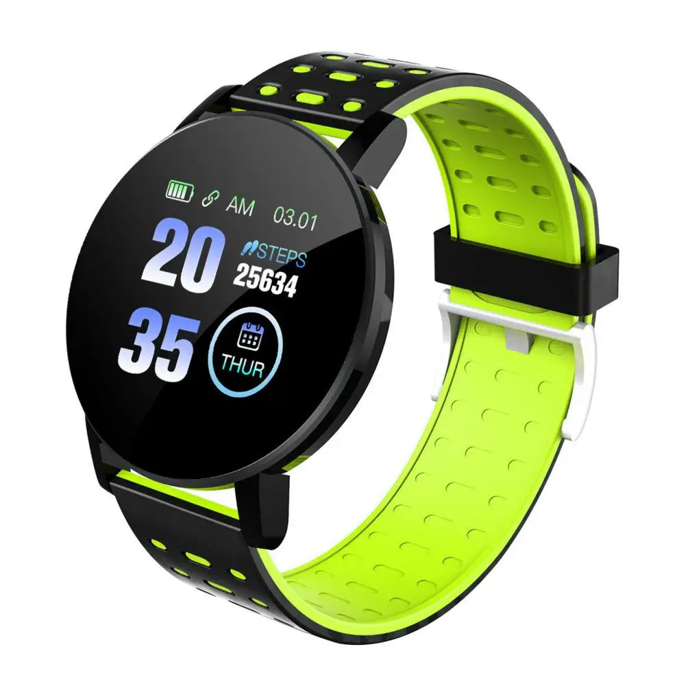 119 Plus Useful Smart Wristwatch Rechargeable Multifunctional Waterproof