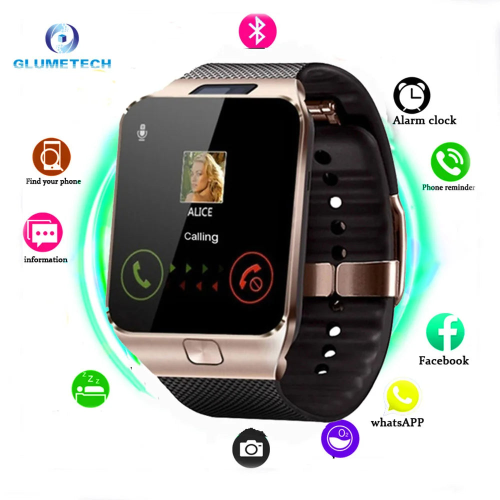 DZ09 Professional Smart Watch 2G SIM TF Camera