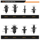 Car Push Retainer Clips Auto Fasteners Assortment Nylon