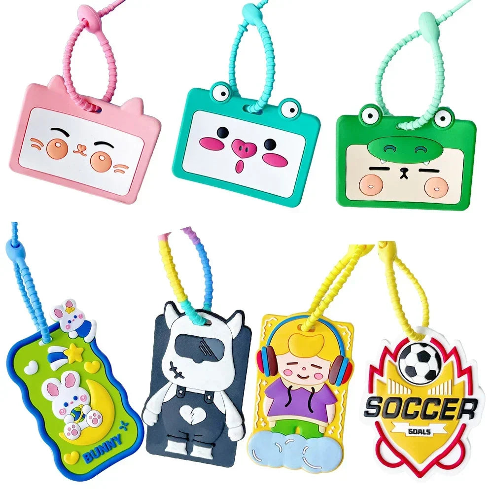 New Luggage Tag Suitcase Identifier Silicone Label Baggage