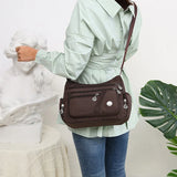 Jooyedeer Women Oxford Waterproof Shoulder Bag Casual Crossbody