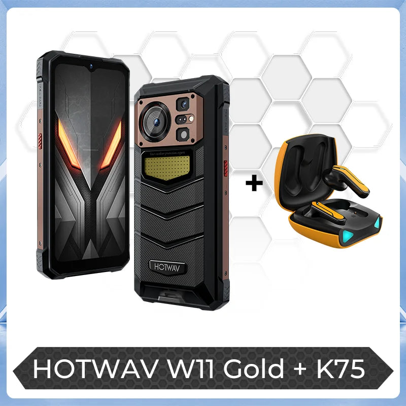 [World Premeire] HOTWAV W11 Rugged Phone 20800mAh 280LM