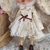 Handmade Doll Skirt Dress With Big Ear Rabbit