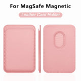 Luxury For Magsafe Magnetic Leather Wallet Case For