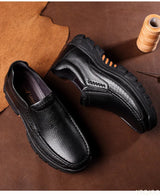 Genuine Leather Shoes Men Loafers Soft Cow Leather