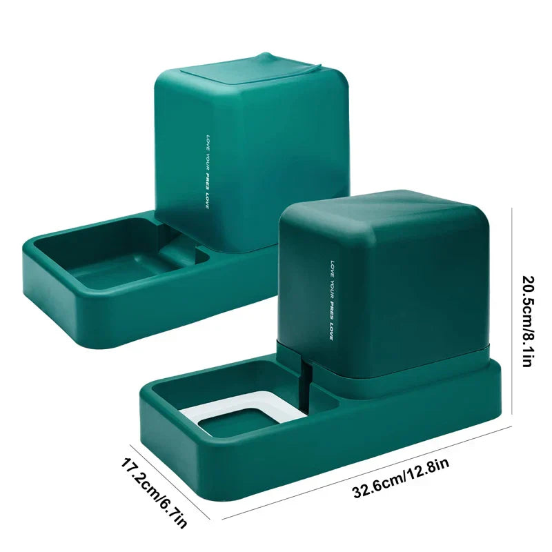 Benepaw Large Capacity Automatic Dog Feeder Water Dispenser