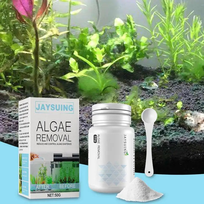 50g Fish Tank Cleaning Powder Algae Removal Agent