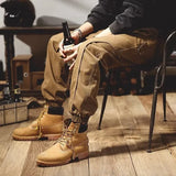 American Letter Foam Print City Tactical Cargo Pants