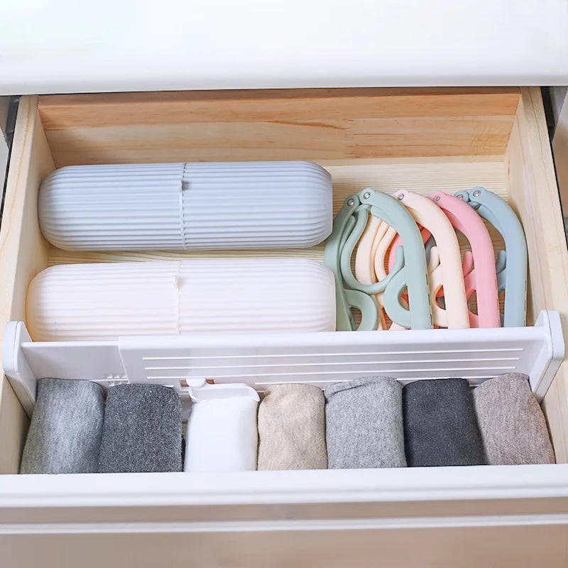 Retractable Drawer Divider Adjustable Thickened Plastic Household Storage