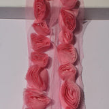 1y chiffon shabby flower lace for princess girls