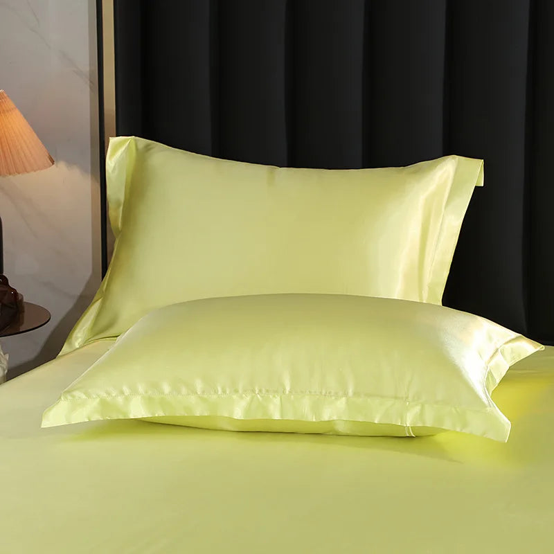 100% Pure Silk Pillowcase PCS Queen King Size