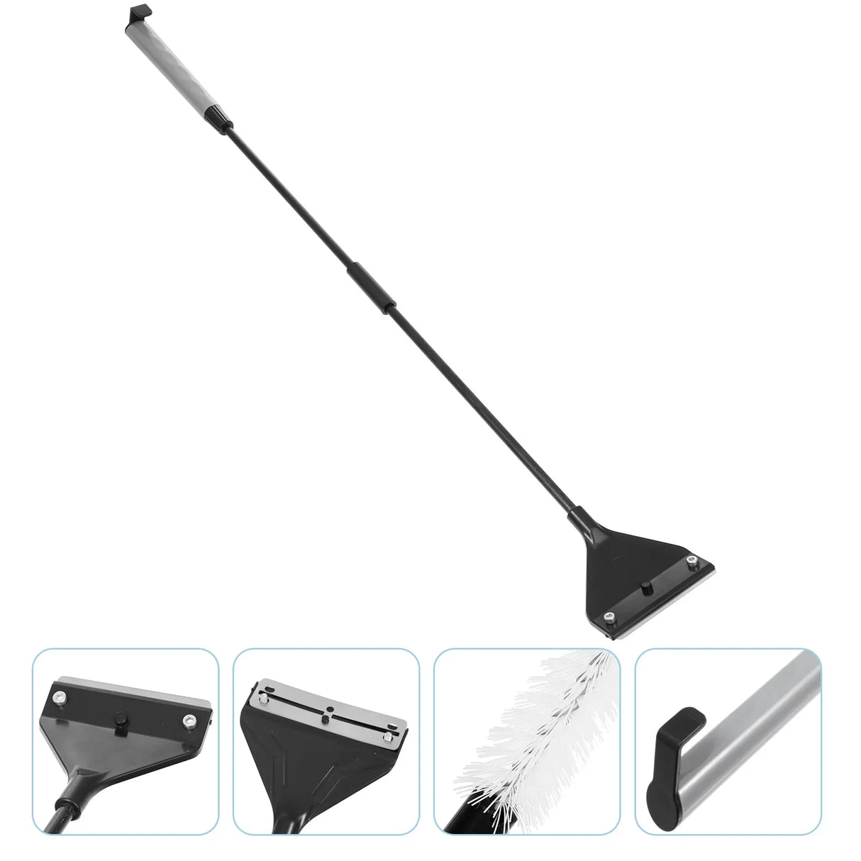Fish Tank Algae Scraper Cleaner Supply Long Handle