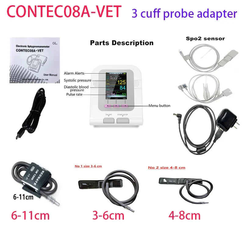 CONTEC08a Vet Animal Blood Pressure Detector