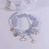 Sanrio Anime Summer Clear Jade Osmanthus Dog Bracelet