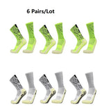 6 Pairs Football Socks Men Women Sports Socks