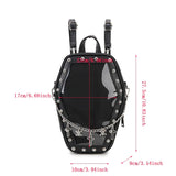 Bat Wings Ita Backpack Enamel Pin Display Shoulder