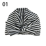 Waterproof Cap Elastic Bow Nightcap For Women Satin