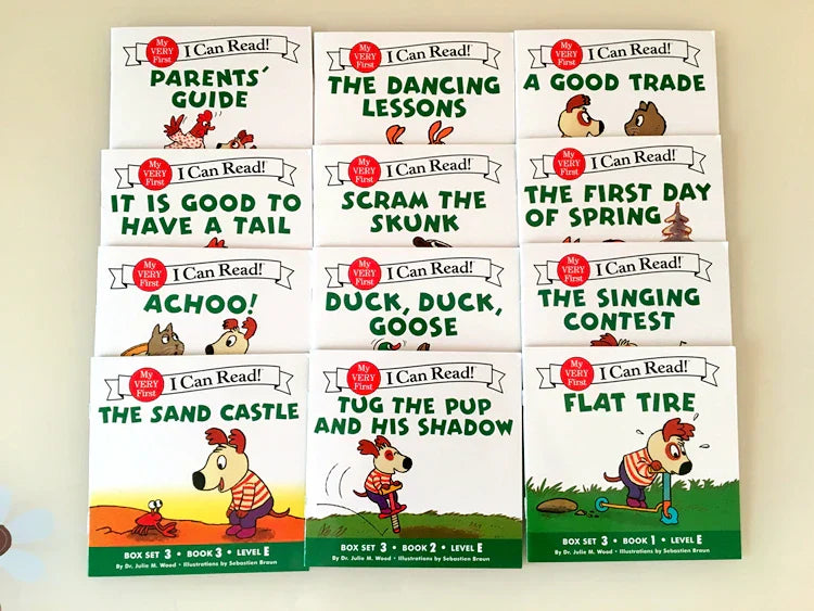 I Can Read Phonics 12 Books/Set English Story