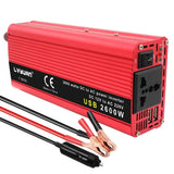2600W Inverter 12V to 220V 230V voltage converter