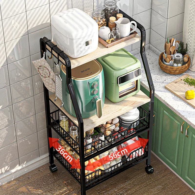 Bakers Trolley Kitchen Islands Shelves Storage Trolley Kitchen