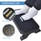 Under Desk Footrest Ergonomic Foot Stool with Massage
